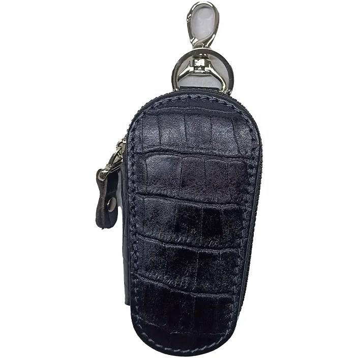 جاکلیدی چرم طبیعی طرح کروکودیل