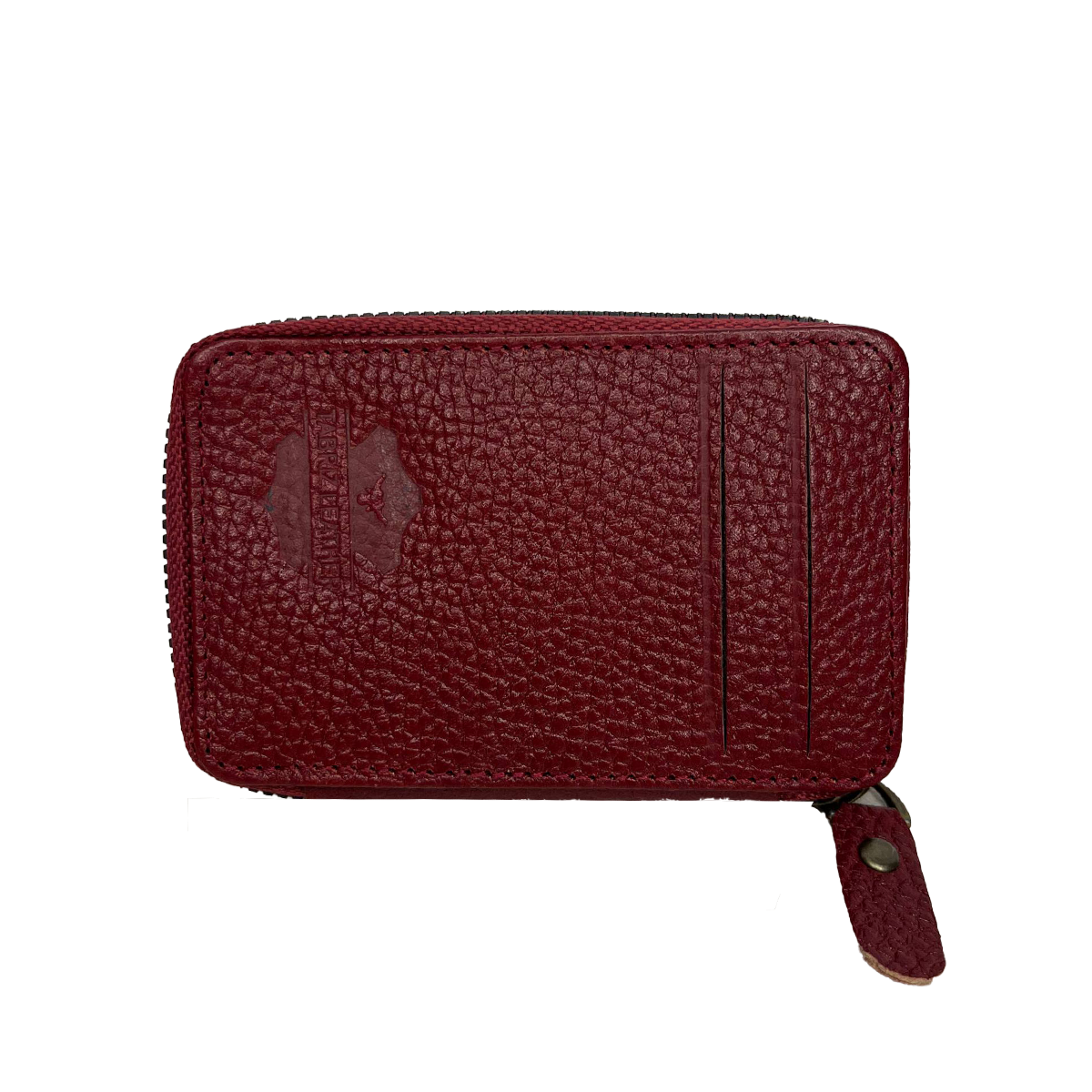 جاکلیدی زیپ دار چرم طبیعی تبریز