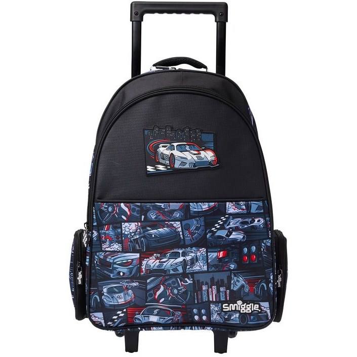 کوله پشتی چرخ دار اسمیگل طرح ماشین