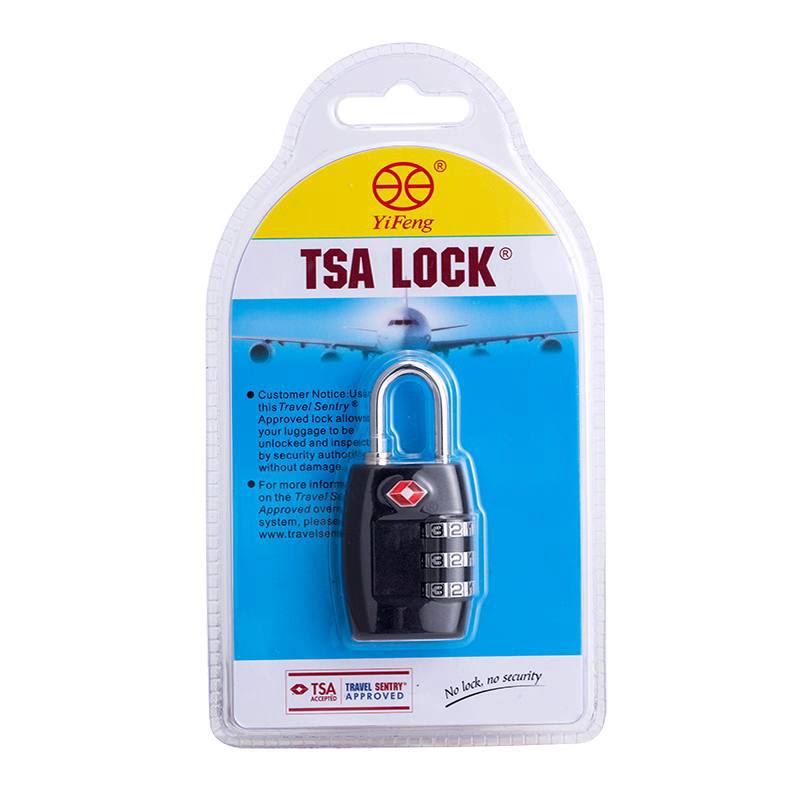 قفل سه رمز TSA مناسب چمدان و کوله پشتی